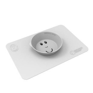 Makihami tányér csúszásmentes alátéttel - Szürke