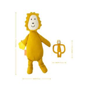 Rágoszlán és oroszlán plüss szett