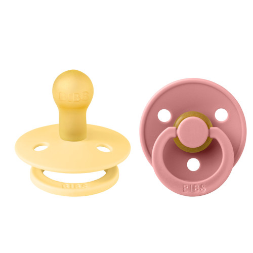 BIBS Colour Duo 1 cumi - Krémsárga-tearózsa