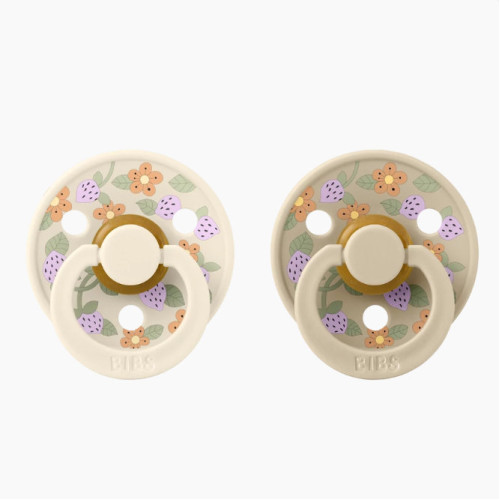 BIBS Colour Duo 1 cumi - Liberty mix szamóca krémfehér