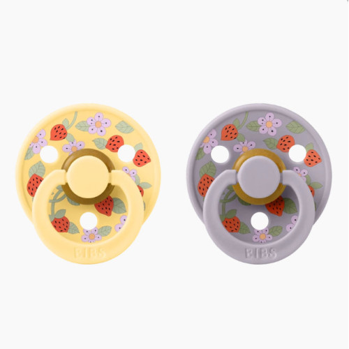 BIBS Colour Duo 1 cumi - Liberty mix szamóca krémsárga