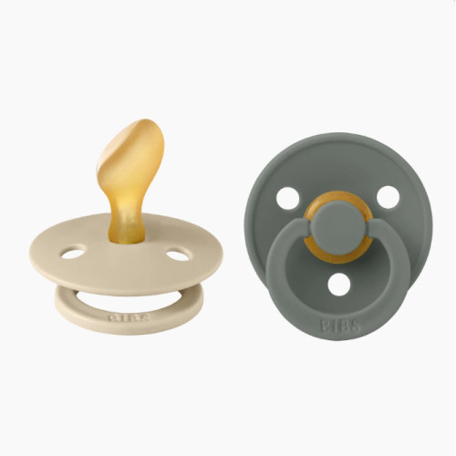 BIBS Colour Duo 2 anatómiai cumi - Vanília-fenyőzöld