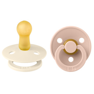 BIBS Colour Duo 2 cumi - Krémfehér-púder