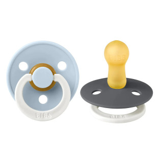 BIBS Colour Duo 2 cumi esti - Grafit-pasztellkék