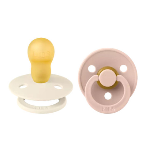 BIBS Colour duo 3 cumi - Krémfehér-púder