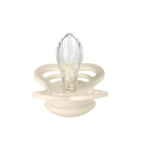 BIBS Supreme 2 szilikon cumi - Krémfehér