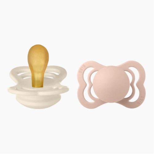 BIBS Supreme duo 1 cumi - Krémfehér-púderrózsaszín