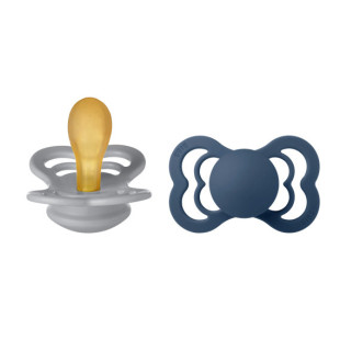 BIBS Supreme duo 2 cumi - Delfin-acélkék