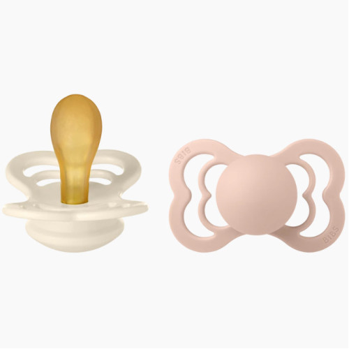 BIBS Supreme duo 2 cumi - Krémfehér-púderrózsaszín
