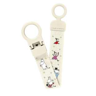 BIBS cumitartó pánt - Krémfehér Moomin