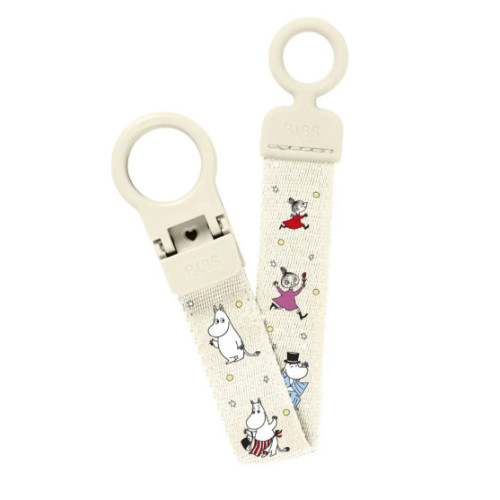 BIBS cumitartó pánt - Krémfehér Moomin