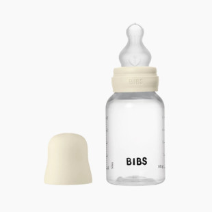 Bibs cumisüveg 150 ml - Krémfehér szilikon etetőcumival