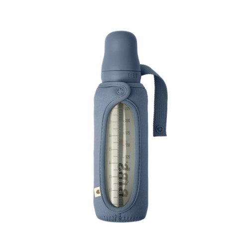 Bibs nagy cumisüveg tok - Pávakék