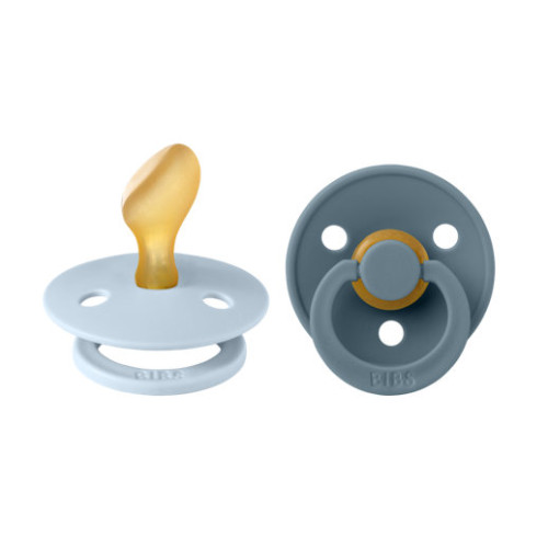 BIBS Colour Duo 2 anatómiai cumi - Pasztellkék-páva