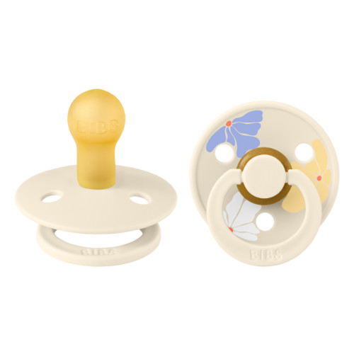 BIBS Studio Virágzás Colour 2 cumi - Krémfehér mix