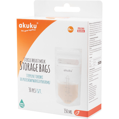 Akuku anyatejtároló zacskó