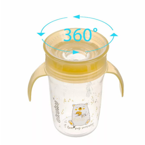 Akuku 360 ivópohár - sárga