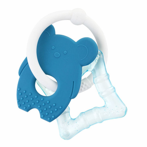 Akuku szilikon rágóka - egér és négyzet