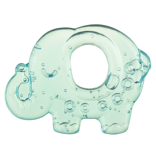 Akuku szilikon rágóka - kék elefánt