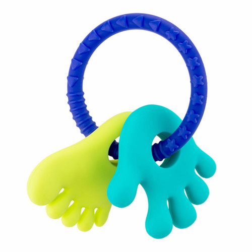 Akuku szilikon rágóka - kéz és láb