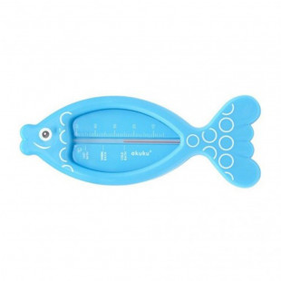 Akuku vízhőmérő - kék halacska