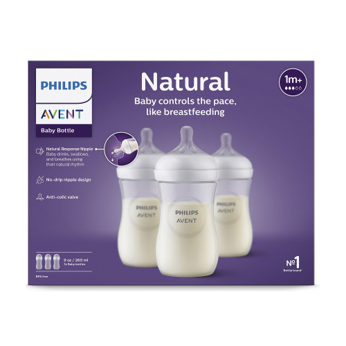 Avent Natural Response cumisüveg trio 260 ml