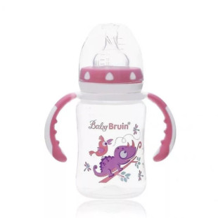 Baby bruin szélesnyakú cumisüveg 240 rózsaszín