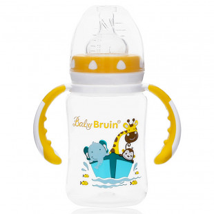 Baby bruin szélesnyakú cumisüveg 240 sárga