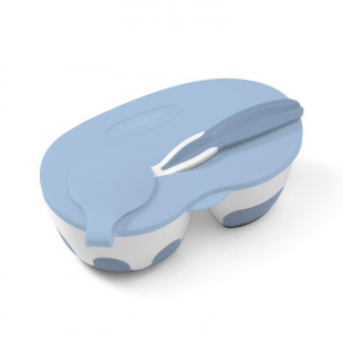 Baby ono kétrekeszes tányér kanállal 1067/01