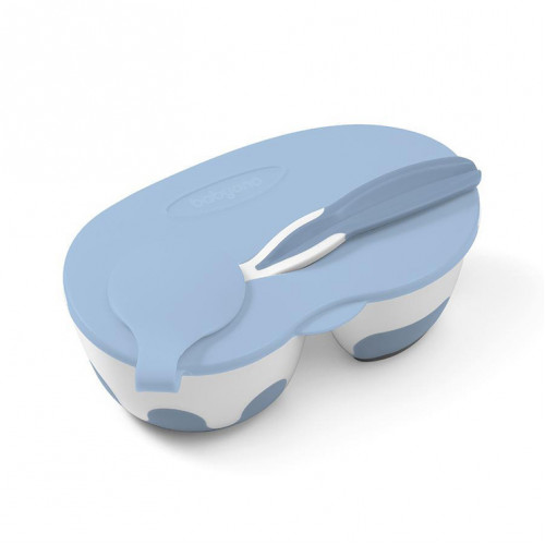 Baby ono kétrekeszes tányér kanállal 1067/01