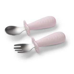 Baby Ono evőeszköz rozsdamentes acél - Rózsaszín
