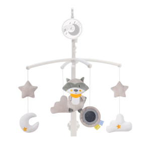 Cangaroo zenélő kiságyforgó - bézs