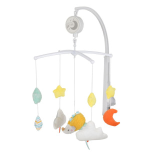 Cangaroo zenélő kiságyforgó - narancs