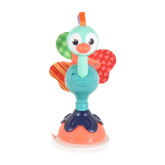 Páva csörgő játék etetőszékre