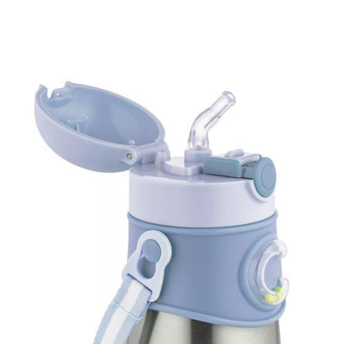 Canpol szívószálas termosz - Kék