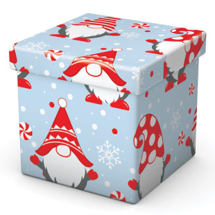 Ajándékdoboz - Manócskák 8x8x8 cm