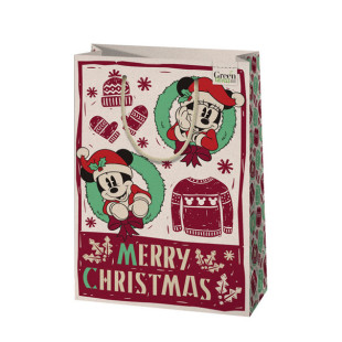 Ajándéktáska - Minnie és Mickey 24x35x9 cm