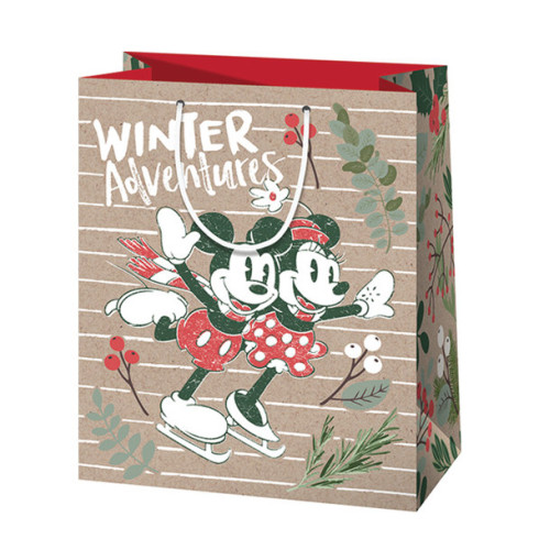 Ajándéktáska - Minnie és Mickey 26x32x13 cm