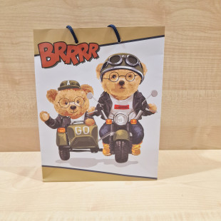 Ajándéktáska 18x23x10 - Brrrr