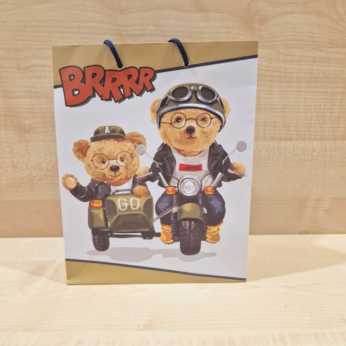 Ajándéktáska 18x23x10 - Brrrr