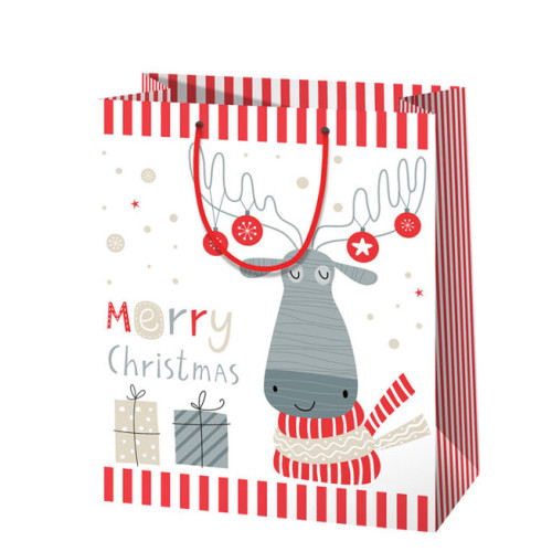 Ajándéktáska - Rénszarvas 26x33x14 cm