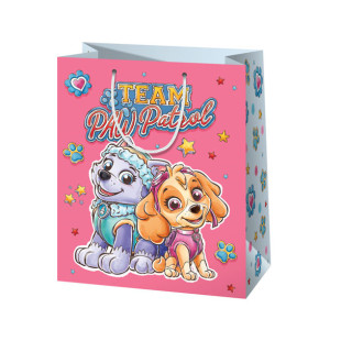 Ajándéktáska 26x33x14 - Pink Paw Patrol