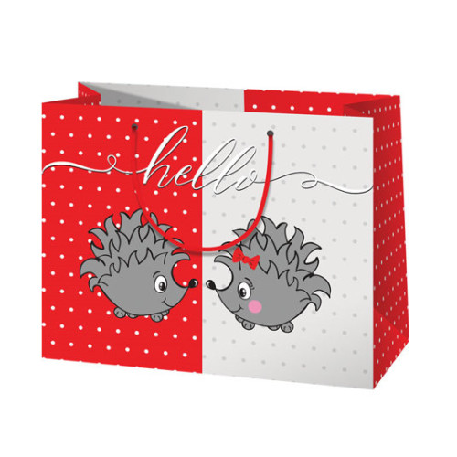 Ajándéktáska 32x26x14,5 - Sünik