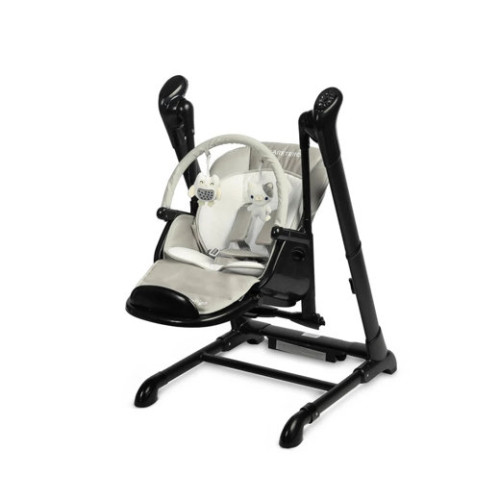 Caretero Indigo 2:1 etetőszék és hinta - Grey