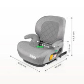 Caretero Irbis ülésmagasító i-Size - Graphite