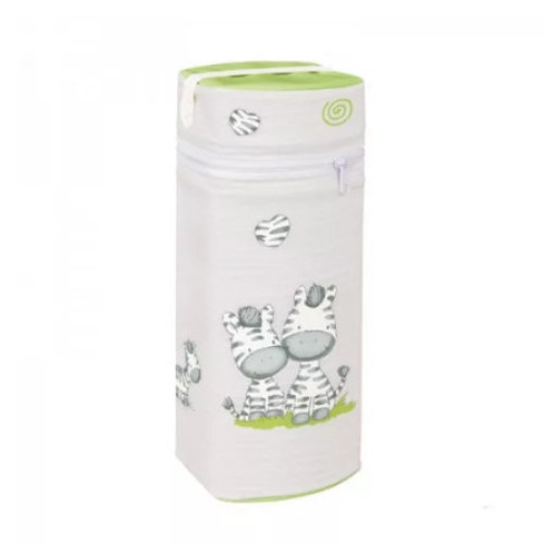 Ceba cumisüveg termosz zebra szürke