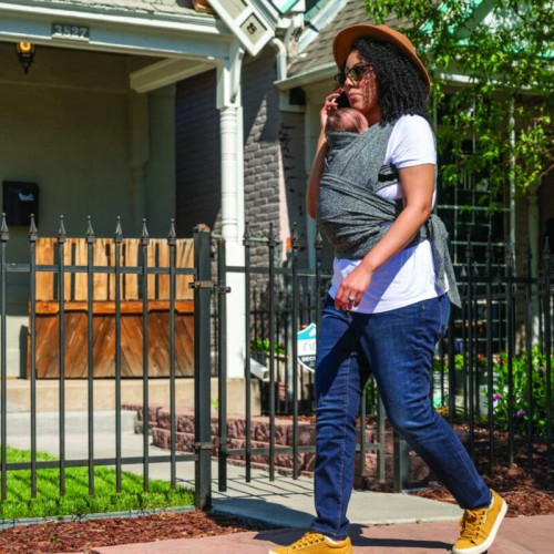 Chicco Boppy Comfy Evolution hordozókendő - Grey