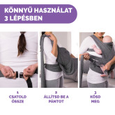 Chicco Boppy Comfy Evolution hordozókendő - Grey