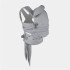 Chicco Boppy ComfyGrow hordozókendő - Light Grey