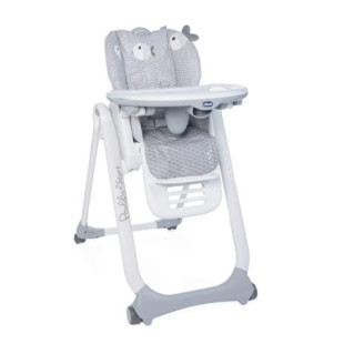 Chicco Polly 2 Start 4 kerekű etetőszék Dots